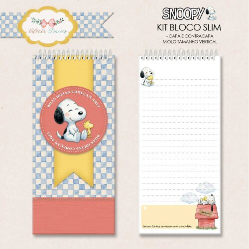 arquivo digital capa ARTE BLOCO SLIM SNOOPY (Drive da Ana)