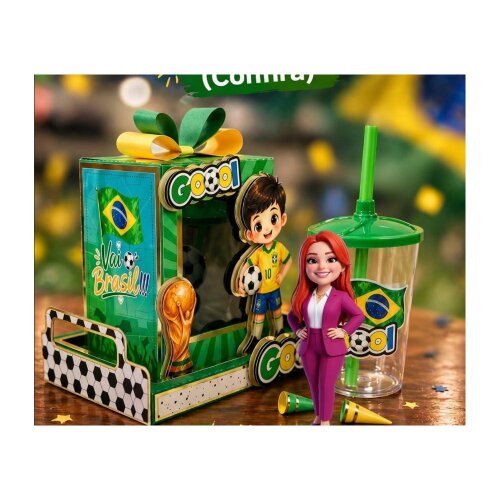 Caixa cenario Copa do Mundo - Brasil