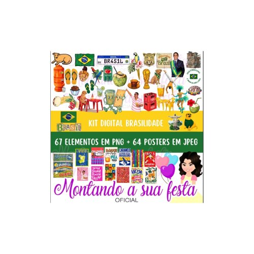 Kit Digital Brasilidade