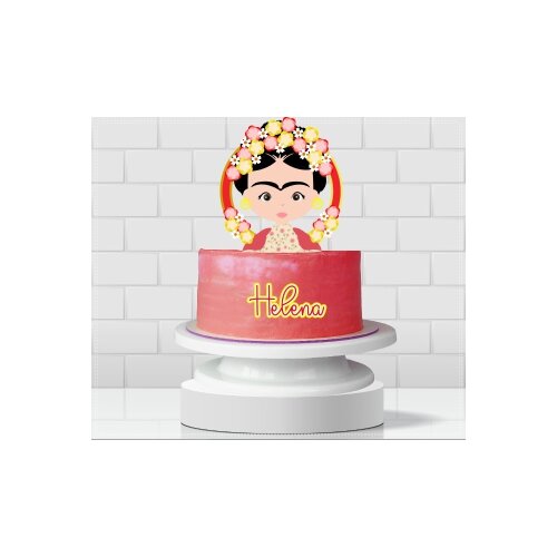 Topo de Bolo Frida Kahlo 12