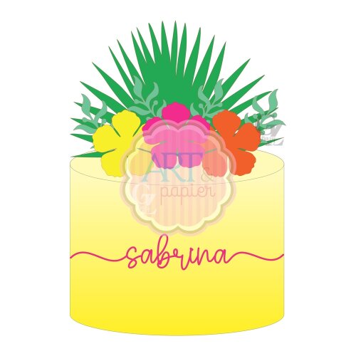 Topo de BoloFloral 14