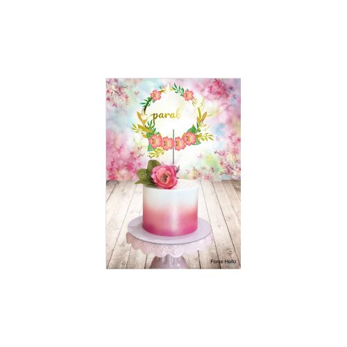Topo de BoloFloral 17
