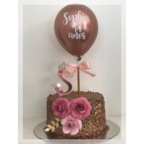Topo de BoloFloral 24