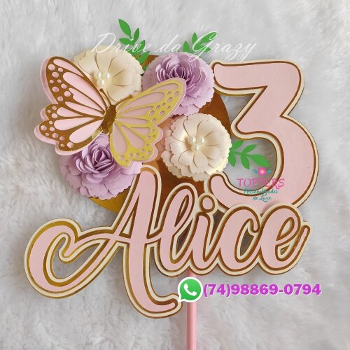 Topo de BoloFloral 32