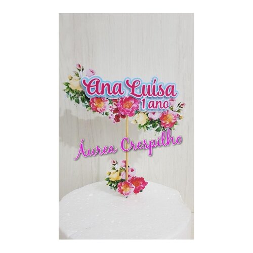 Topo de BoloFloral 43