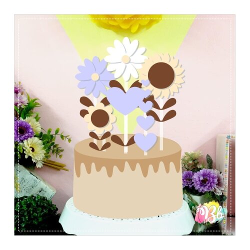 Topo de BoloFloral 47
