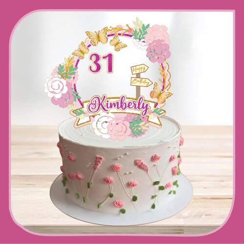 Topo de BoloFloral 64