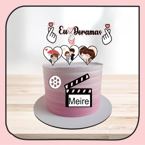 Topo de bolo Dorama 16