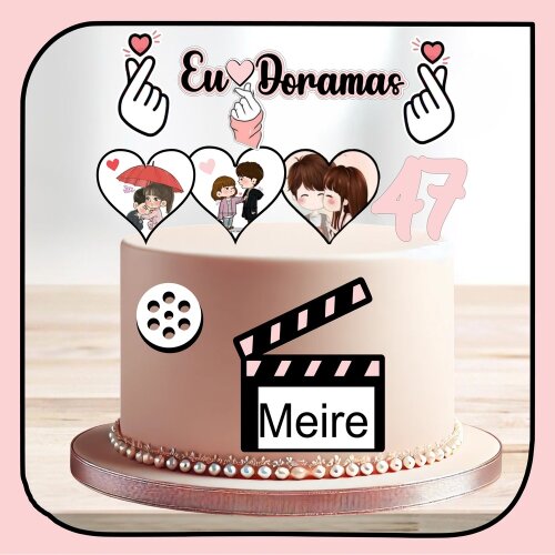 Topo de bolo Dorama 22