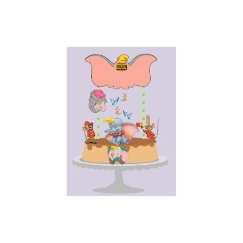 Topo de bolo Dumbo 01
