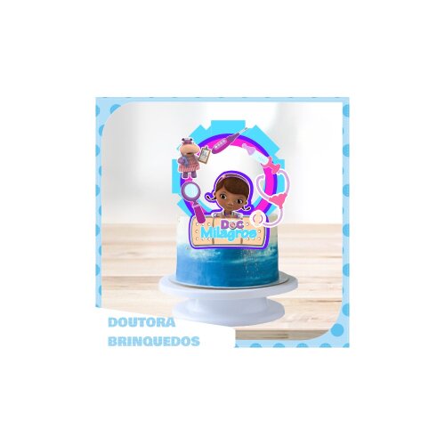 Topo de bolo Doutora Brinquedos 04