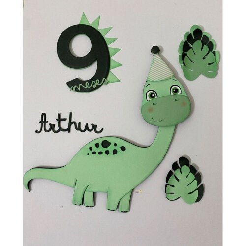 Topo de bolo Dinossauro 82