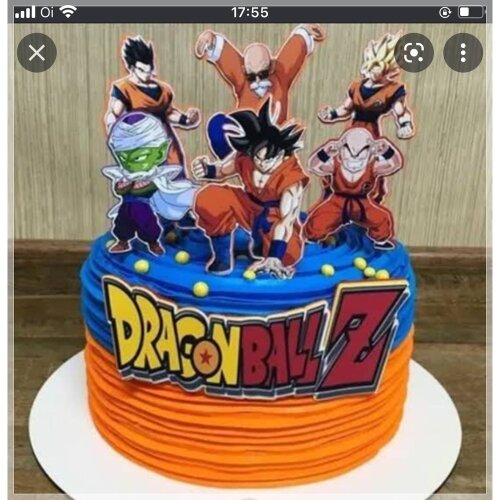 Topo de bolo Dragon Ball 08