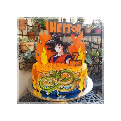 Topo de bolo Dragon Ball 09