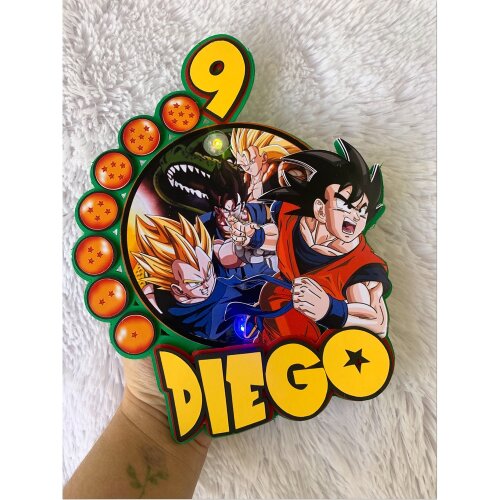Topo de bolo Dragon Ball 18