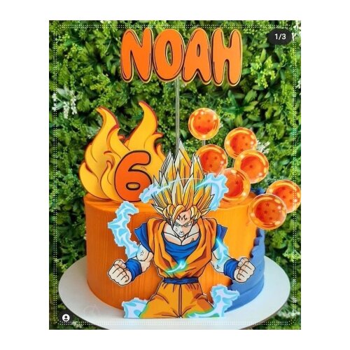 Topo de bolo Dragon Ball 21
