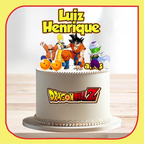 Topo de bolo Dragon Ball 25
