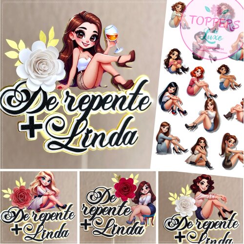 Topo de boloDe Repente + Linda 11