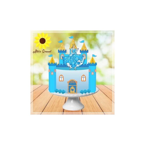 Topo de Bolo Castelo 01