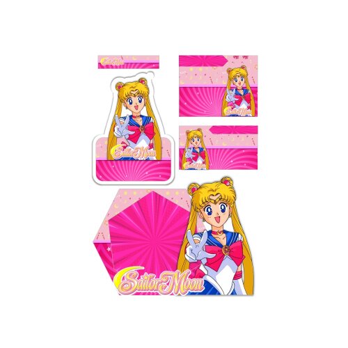 Arquivo Etiqueta Escolar sailor moon formato ppt