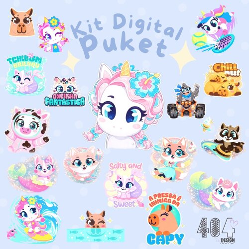 Kit Digital Puket - 404 design