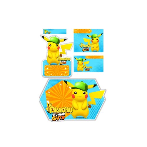 Arquivo Etiqueta Escolar Pokemon V2 formato ppt