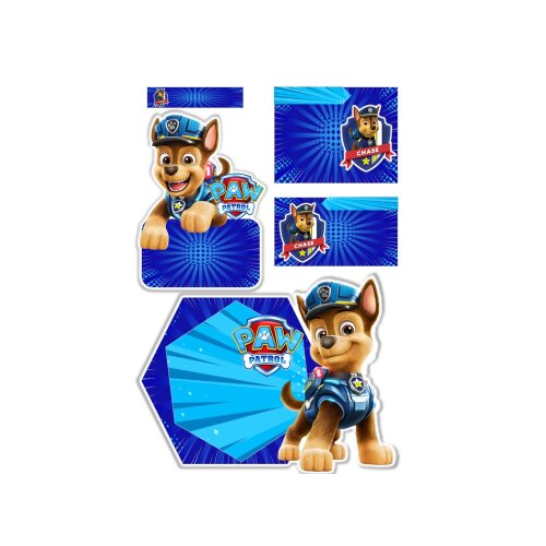 Arquivo Etiqueta Escolar Patrulla Canina Chase formato ppt