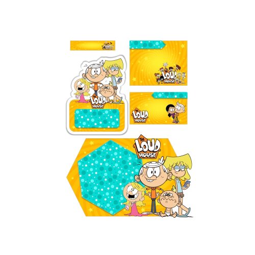 Arquivo Etiqueta Escolar Loud House formato ppt