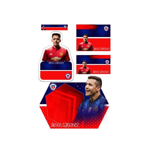 Arquivo Etiqueta Escolar alexis sanchez formato ppt