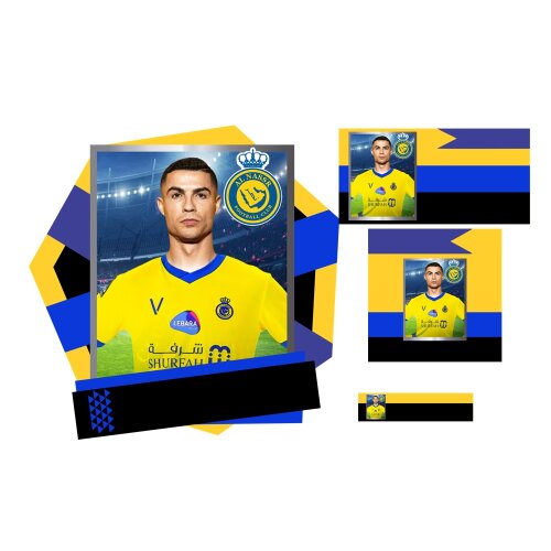 Kit Digital Etiqueta escolar para imprimir V16 CR7 EEFutebol
