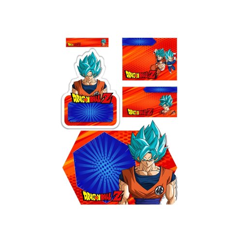 Arquivo Etiqueta Escolar Dragon Ball formato ppt