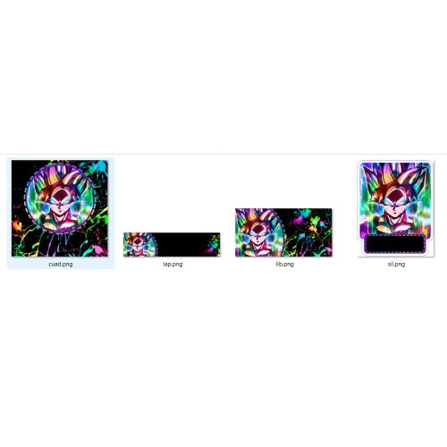 Kit Digital Etiqueta escolar para imprimir Dragon Ball V6 EE
