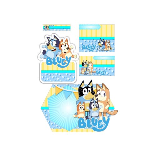 Arquivo Etiqueta Escolar bluey 2 formato ppt