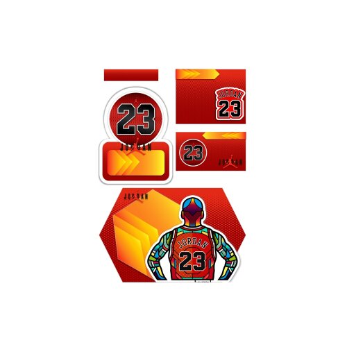 Arquivo Etiqueta Escolar Basketball formato ppt