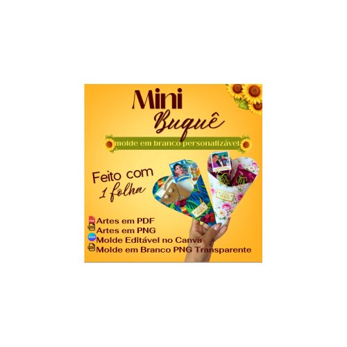 Arte Digital Mini Buque  - molde em branco personalizavel no canva