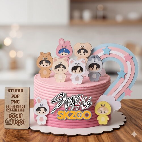 Arquivo digital de corte em studio silhouete e pdf Stray Kids Skzoo 02
