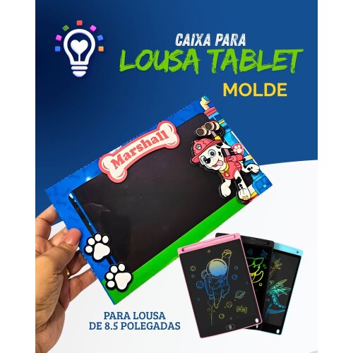 Arquivo Caixa para tablet lembrancinha para imprimir