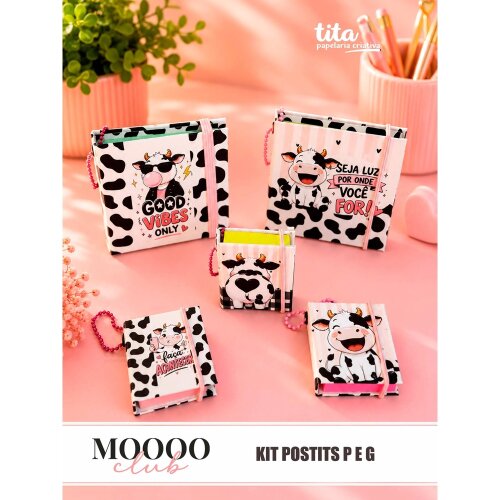 Arquivo Digital Mooo Club - Kit Postits P e G - tita