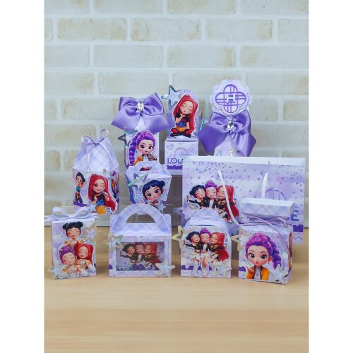 Kit Festa Guerreiras do Kpop - Chuvinha de Papel