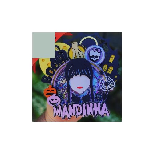 Topo de Bolo Arquivo 01 - Wandinha a