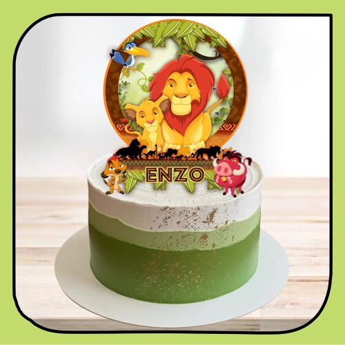 Topo de bolo kit digital Rei Leão 18