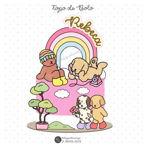 topo de bolo Bobbie goods 002