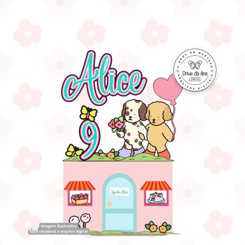 topo de bolo Bobbie goods 008