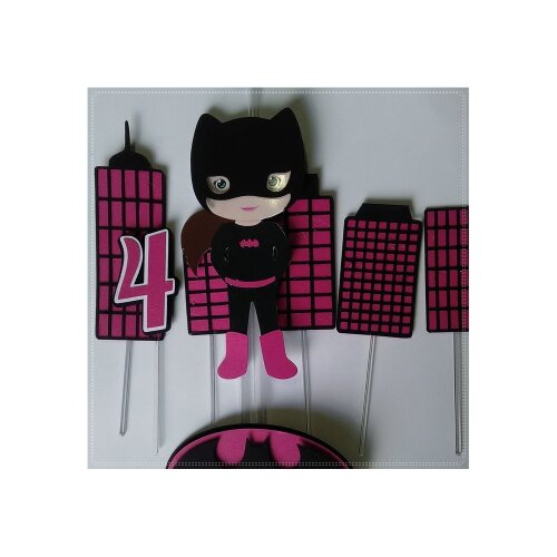 Topo de bolo 01 -  Batgirl a