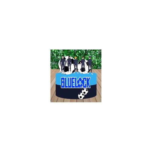 Topo de bolo 01 - Blue lock a
