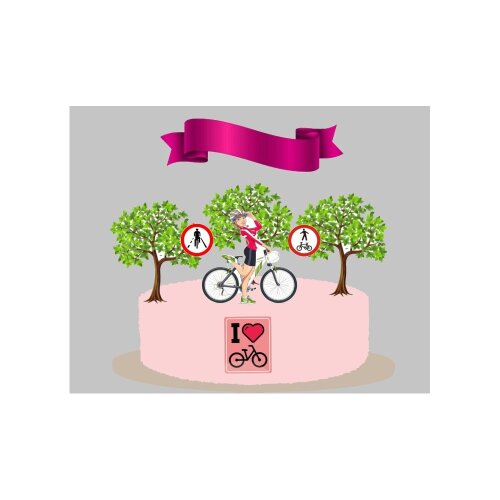 Topo de bolo 15 - Bicicleta - Ciclismo a