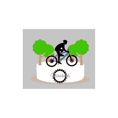 Topo de bolo 17 - Bicicleta - Ciclismo a