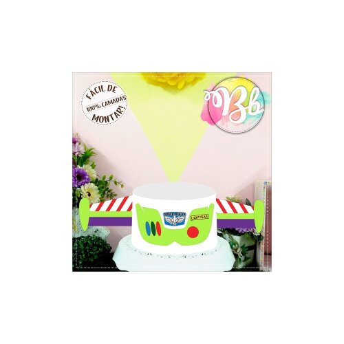 Topo de bolo 04 - Buzz Lightyear a