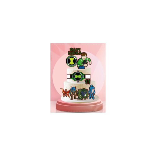Topo de bolo 05 - Ben 10 a