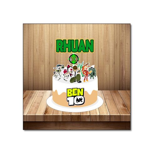 Topo de bolo 06 - Ben 10 a